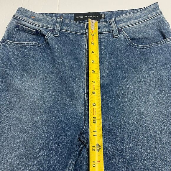 Brandon Maxwell High Rise Medium Wash Jeans size 28 - Picture 9 of 12